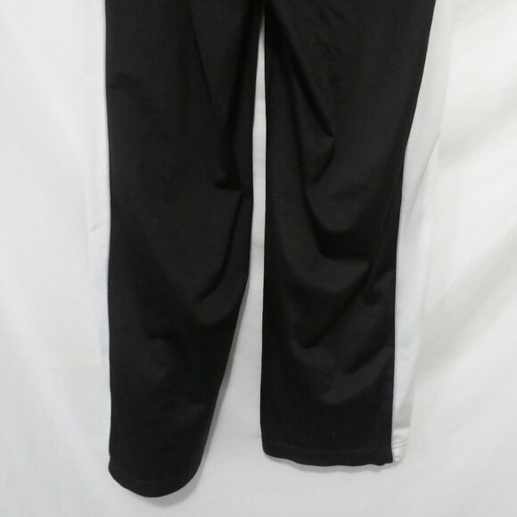 PUMA | large | Black Exercise Pants | Side White and Silver Stripes | Pockets - Picture 14 of 16